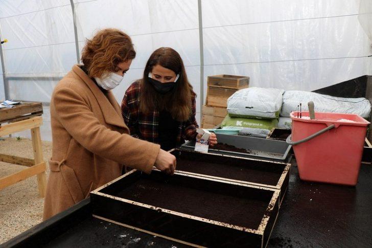 Seraya yılın ilk çiçek tohumunu Başkan Köse ekti G1