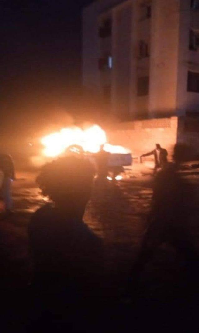 Aden&rsquo;de askeri ara&ccedil;ta patlama 1