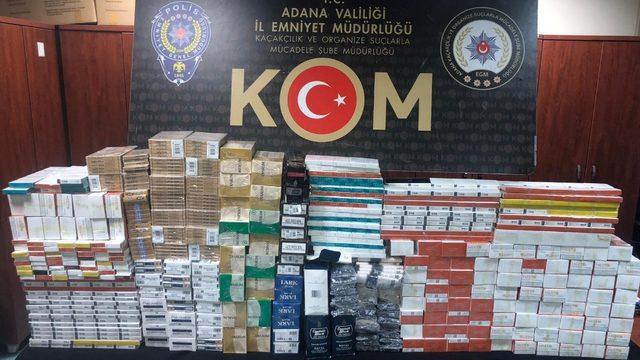 Adana’da kaçakçılık operasyonu