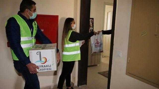 Bayraklı Belediyesinden 41 bin aileye sosyal destek