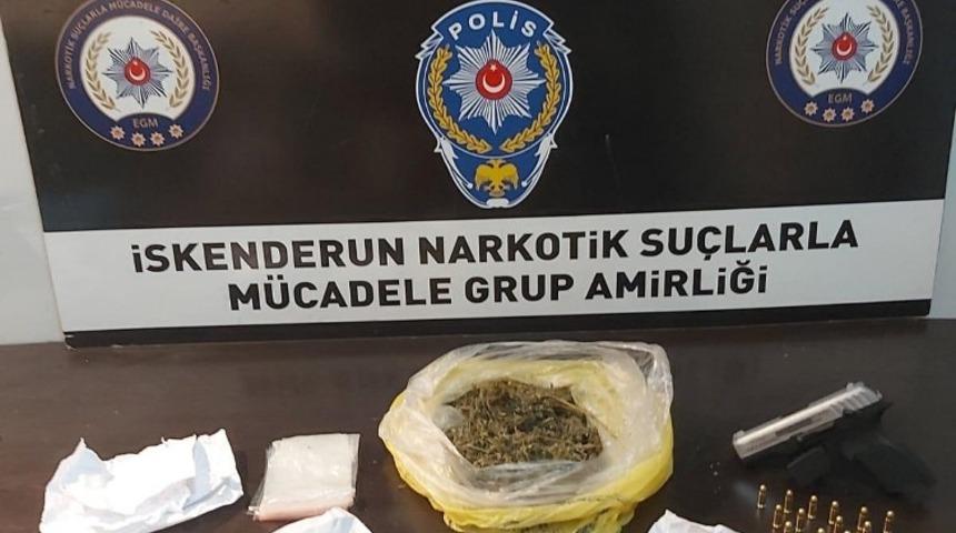 İskenderun&rsquo;da uyuşturucu operasyonu: 1 g&ouml;zaltı