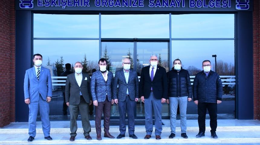 MHP&rsquo;den Eskişehir OSB&rsquo;ye ziyaret