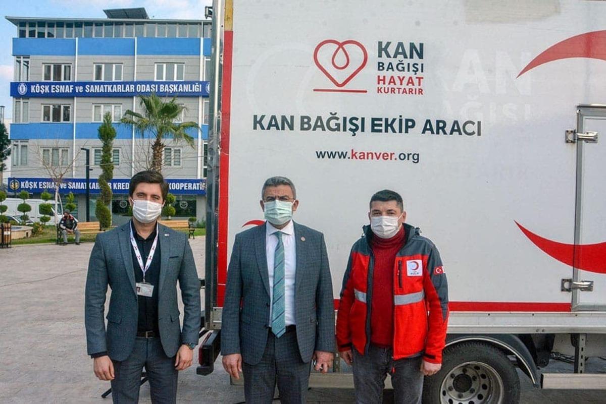 Başkan G&uuml;ler vatandaşları kan bağışına davet etti