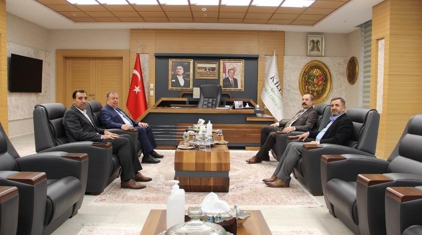 İl&ccedil;e Belediye Başkanlarından ziyaret
