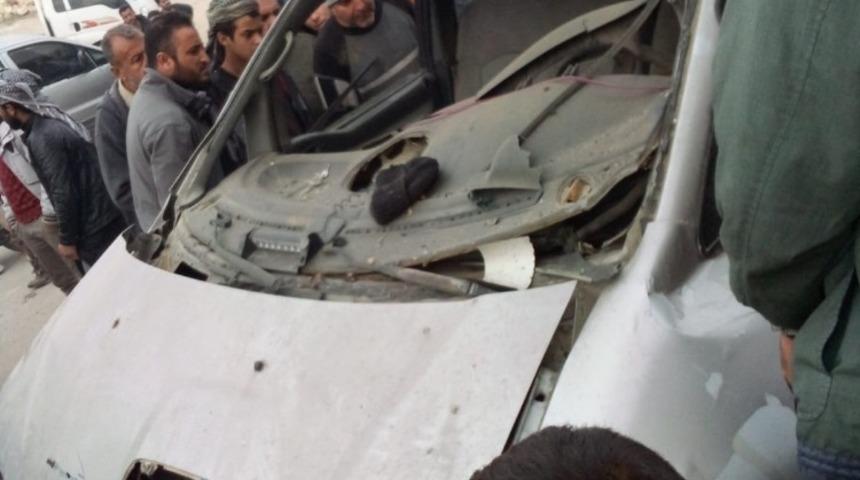 Cerablus &rsquo;ta bomba y&uuml;kl&uuml; ara&ccedil; patladı: 2 yaralı