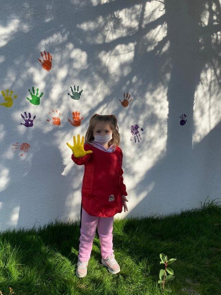 Miniklerden anlamlı mesaj, "Kurallara uyalım yüz yüze eğitime geçelim" G1