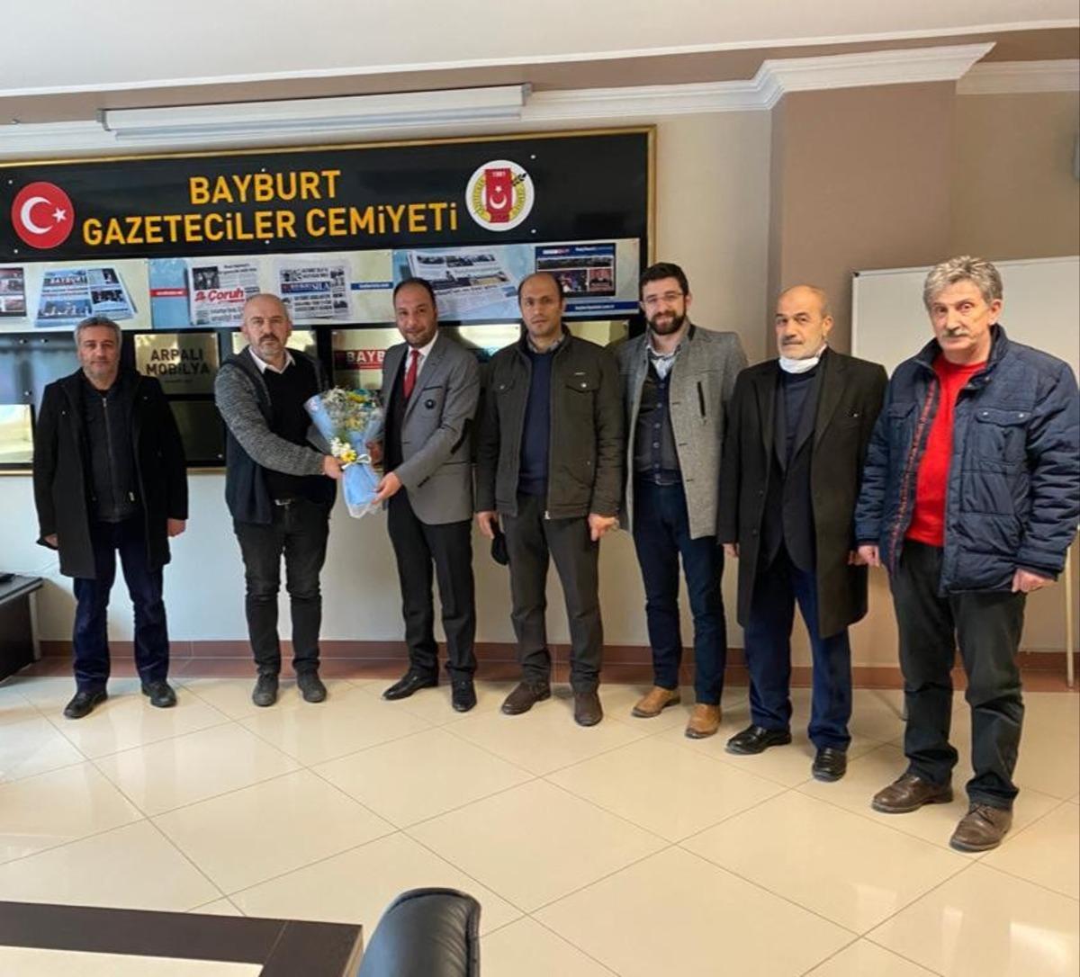 Bayburt Gazeteciler Cemiyeti&rsquo;ne &rsquo;10 Ocak&rsquo; ziyaretleri