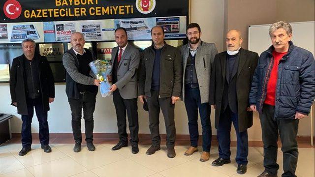 Bayburt Gazeteciler Cemiyeti’ne ’10 Ocak’ ziyaretleri
