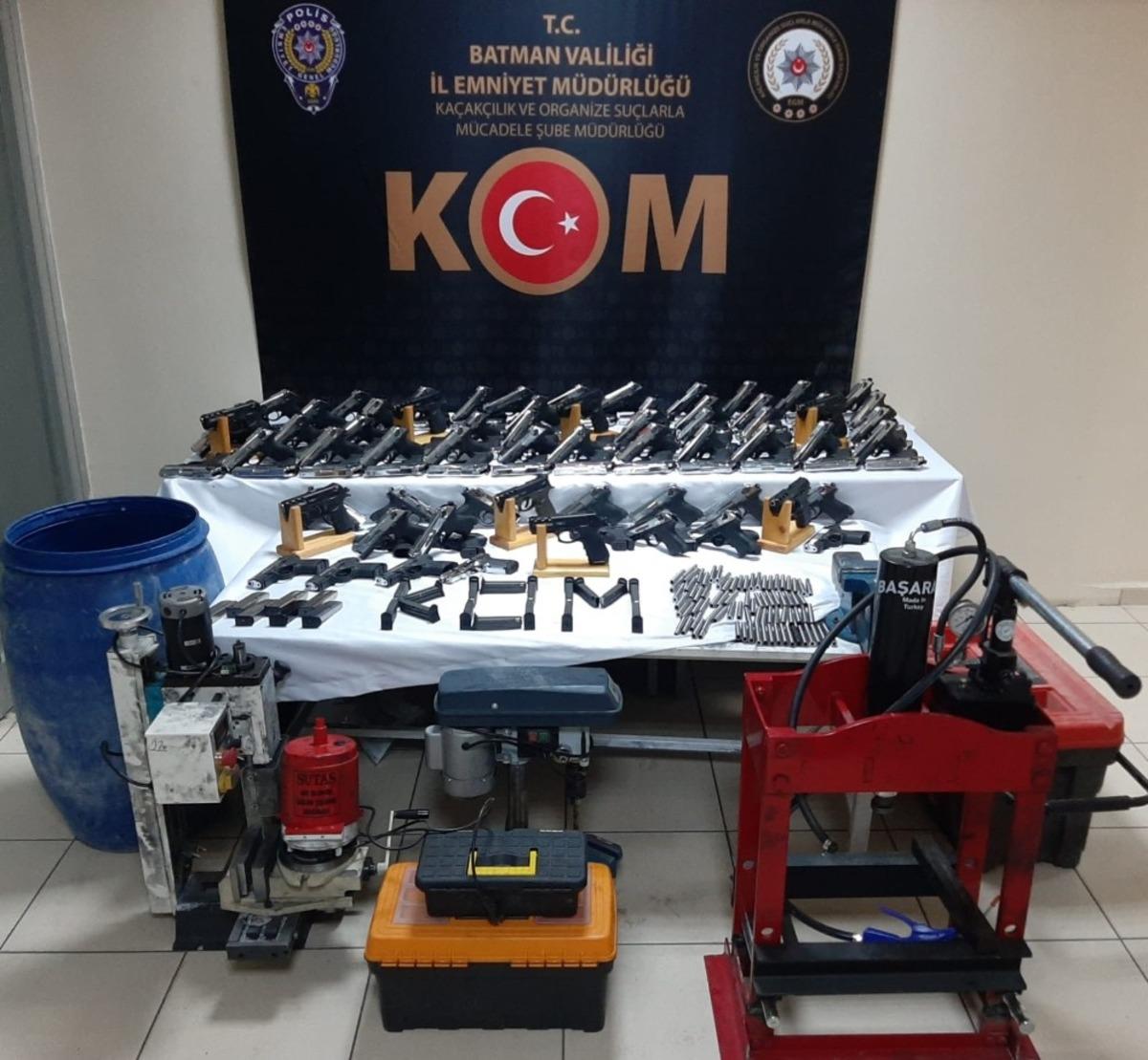 Batman&rsquo;da cephanelik ele ge&ccedil;irildi