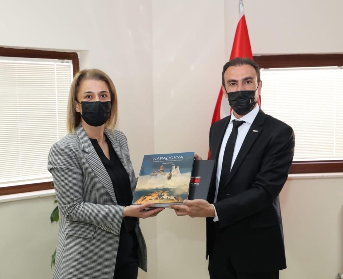 Vali Becel, T&Uuml;RSAB Kapadokya Başkanı Aldemir&rsquo;i ziyaret etti