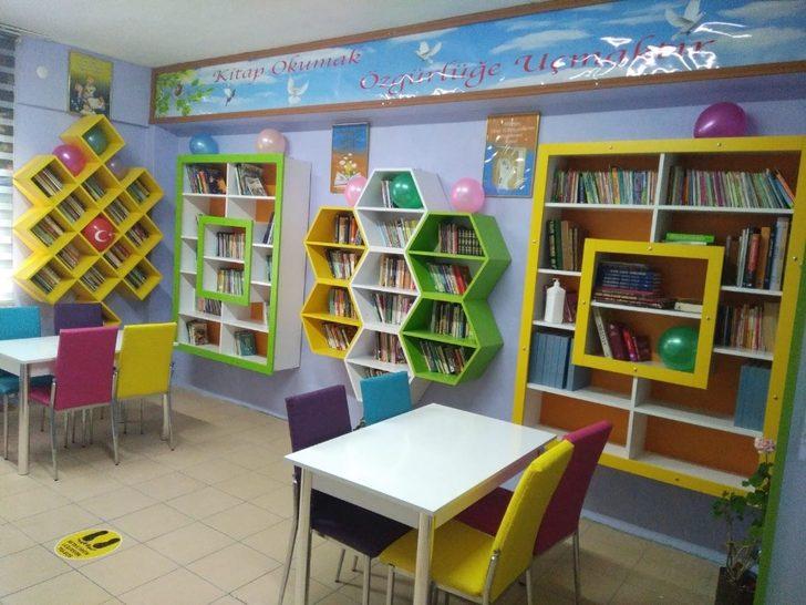 ’Kütüphanesiz okul kalmasın’ projesinde 8. kütüphane açıldı G2