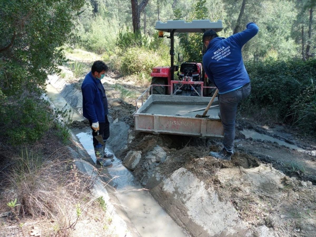 B&uuml;y&uuml;kşehir&rsquo;den tarıma sulama kanalları desteği