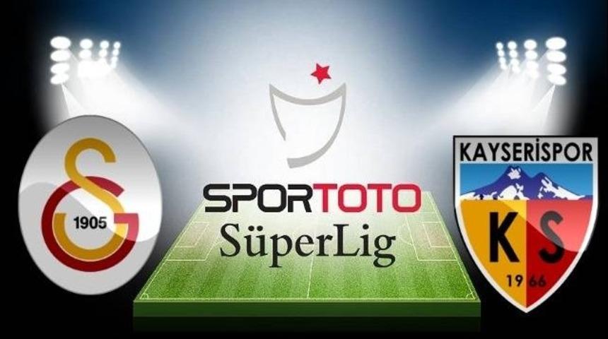 Galatasaray Kayserispor maçı canlı yayın bilgileri: İlk 11 belli oldu mu?