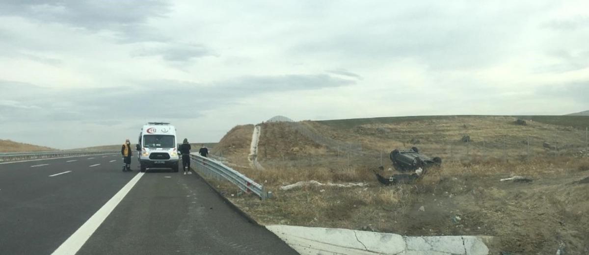 Ankara-Niğde yolunda trafik kazası: 2 yaralı