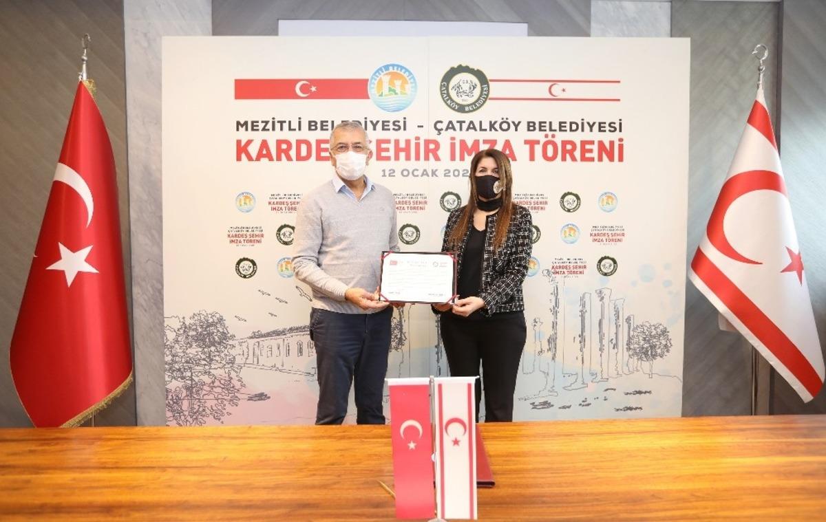Mezitli&rsquo;den &Ccedil;atalk&ouml;y&rsquo;e kardeşlik bağı