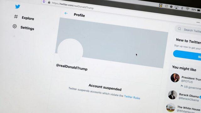Trump'ın 8 Ocak'ta Twitter sayfası.