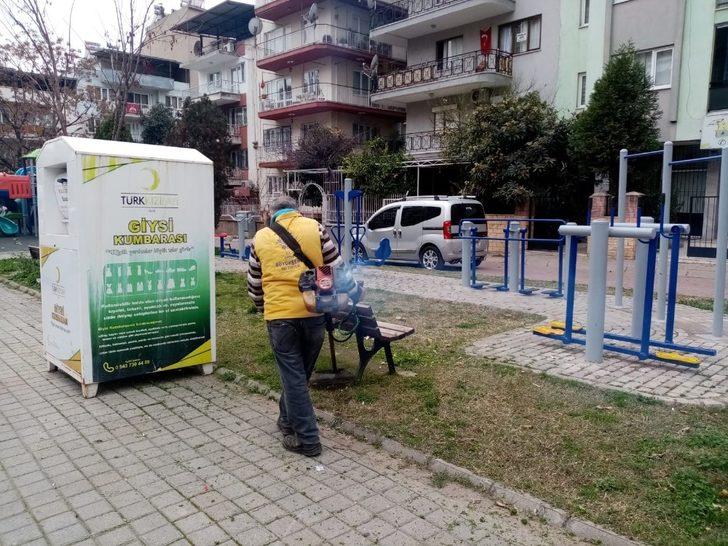Büyükşehir ekipleri, çocuk parklarını temizliyor G5