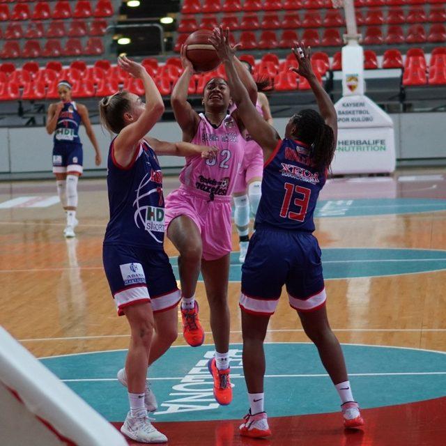 Kadınlar Basketbol Ligi: Bellona Kayseri: 96- Adana Basketbol:73
