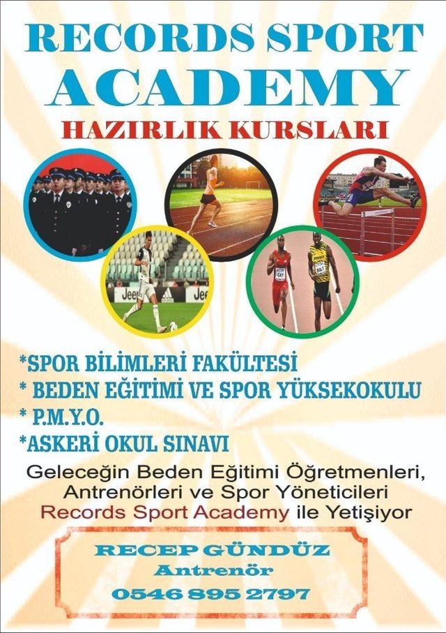 Ağrı’da Records Sport Academy hazırlık kursları açıldı