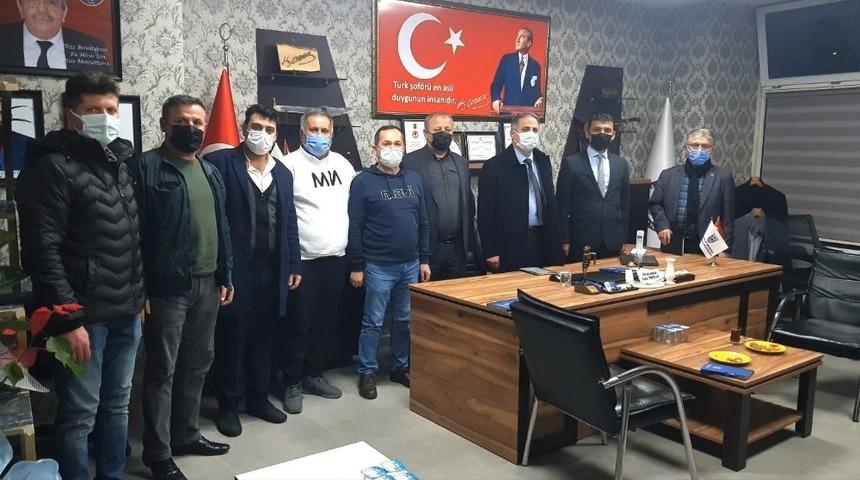 Bozkurt, nakliyeci esnafını dinledi