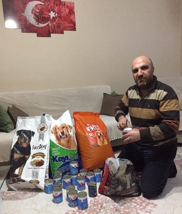 Kendi imkanları ile sokak hayvanlarına yem bırakıyor G1