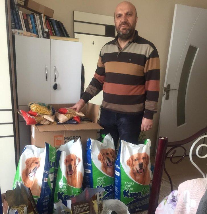 Kendi imkanları ile sokak hayvanlarına yem bırakıyor G2