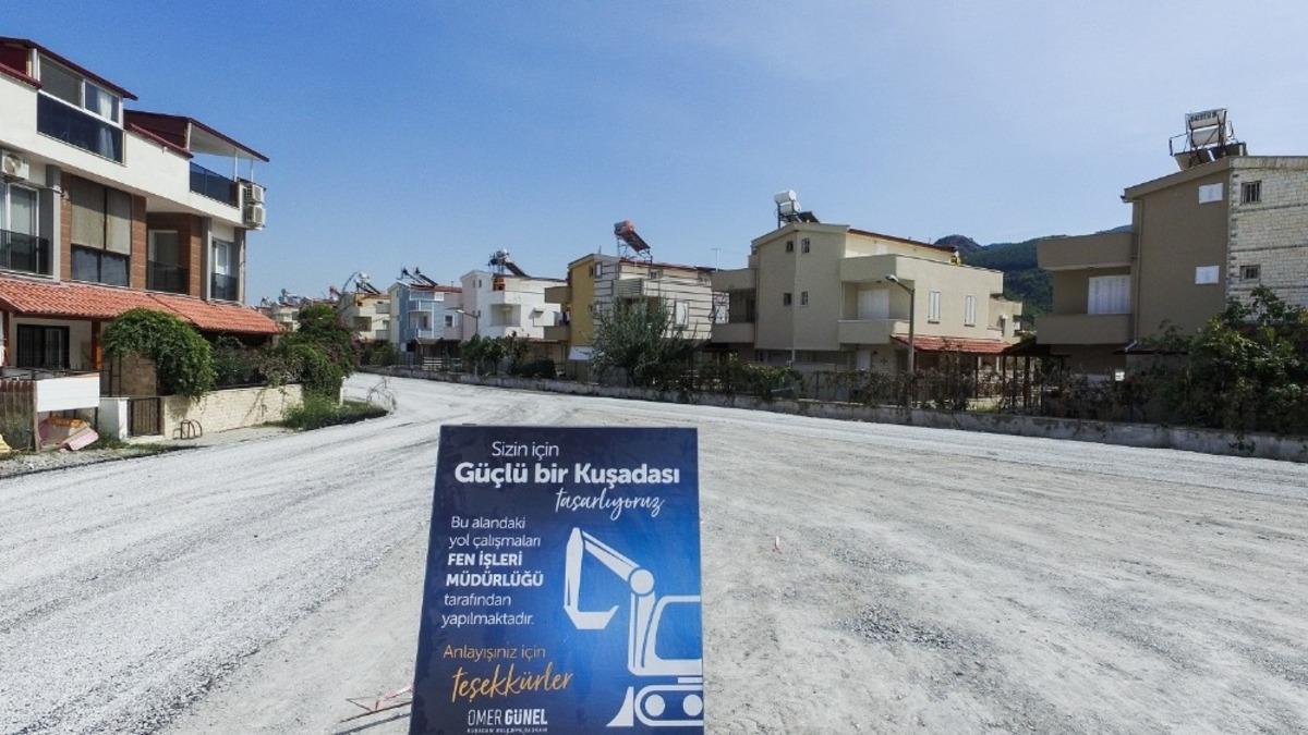 Kuşadası Belediyesi bir yılda 612 bin 896 metrekare yol &ccedil;alışması yaptı