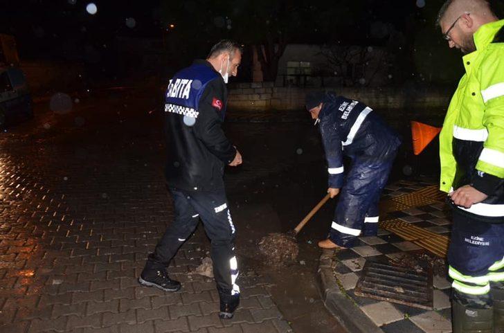 Ezine Belediyesi yağmuru hazırlıklı karşıladı G3