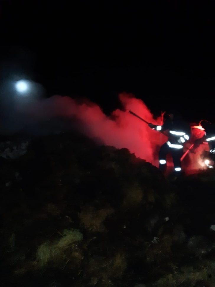 Muradiye’de 200 balya ot yandı G1