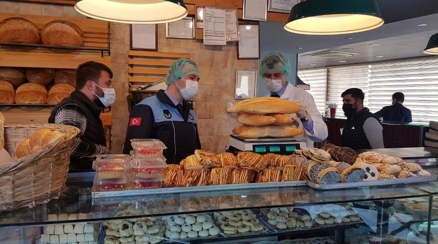 Gebze Zabıta ekiplerinden fırın denetimi