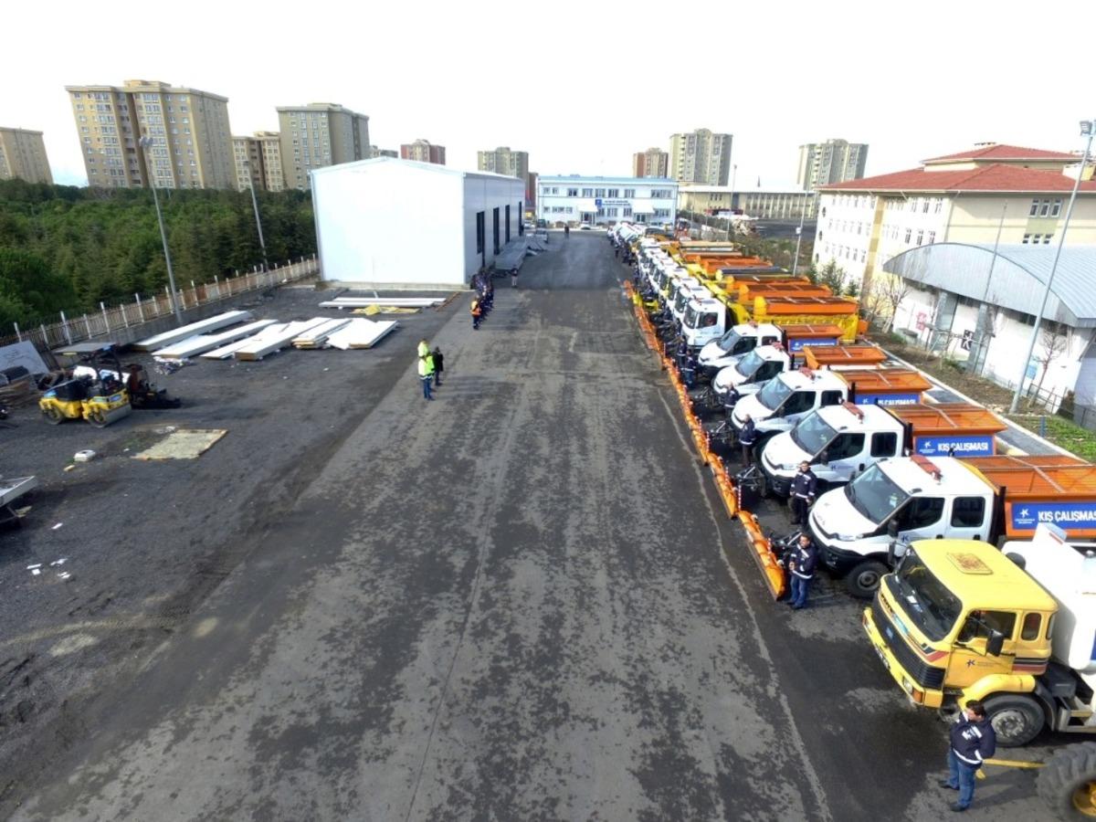 K&uuml;&ccedil;&uuml;k&ccedil;ekmece Belediyesi kışa hazır