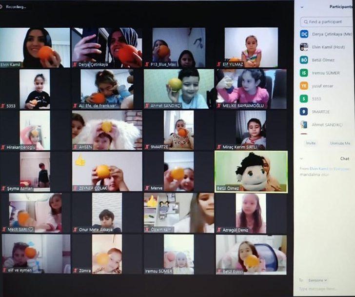 Kuklalarla çevrimiçi derse yoğun ilgi G1