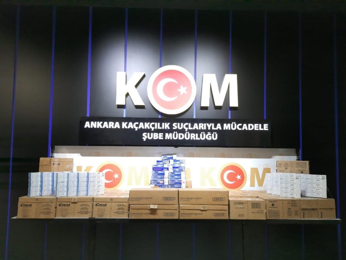 Başkent Polisi son kullanım tarihi ge&ccedil;miş ve piyasaya s&uuml;r&uuml;lmeye hazır bin 140 adet dış macununu ele ge&ccedil;irdi
