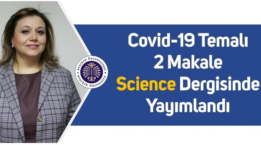 Covid-19 Temalı 2 Makale Science Dergisinde yayımlandı