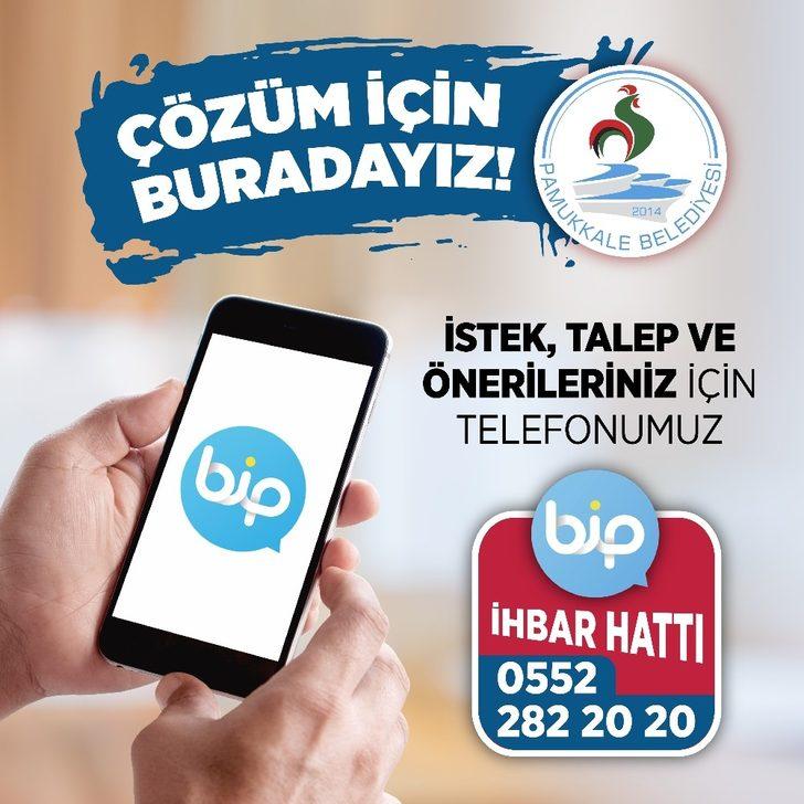 Pamukkale Belediyesi vatandaşların öneri ve isteklerini artık BİP’de takip edecek G4