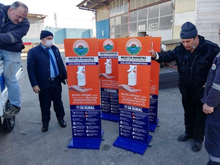 İlkadım’dan vatandaşa dezenfektan desteği G1
