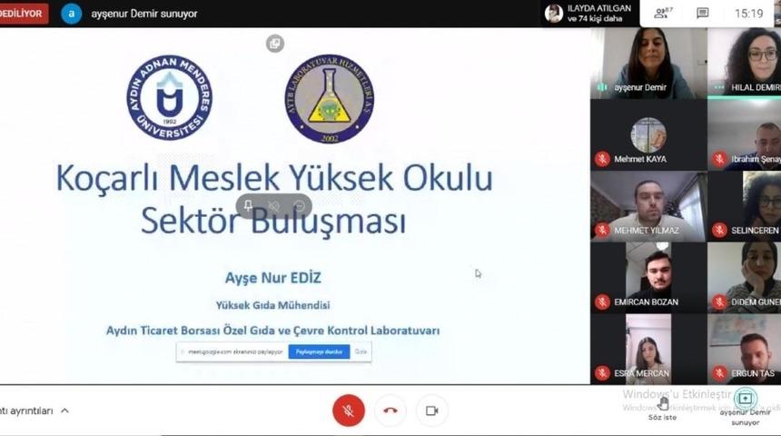 Ko&ccedil;arlı MYO &Ouml;ğrenci-Sekt&ouml;r buluşması ger&ccedil;ekleşti