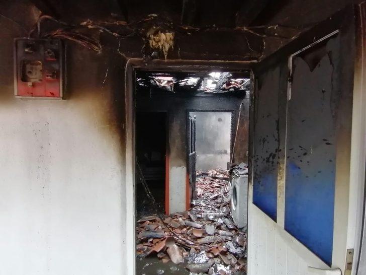 Çan’da ahşap ev yangını G5