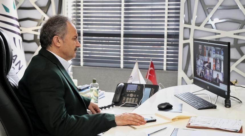 Başkan Kılınç, yenilenebilir ve akıllı enerji uygulamaları toplantısına katıldı