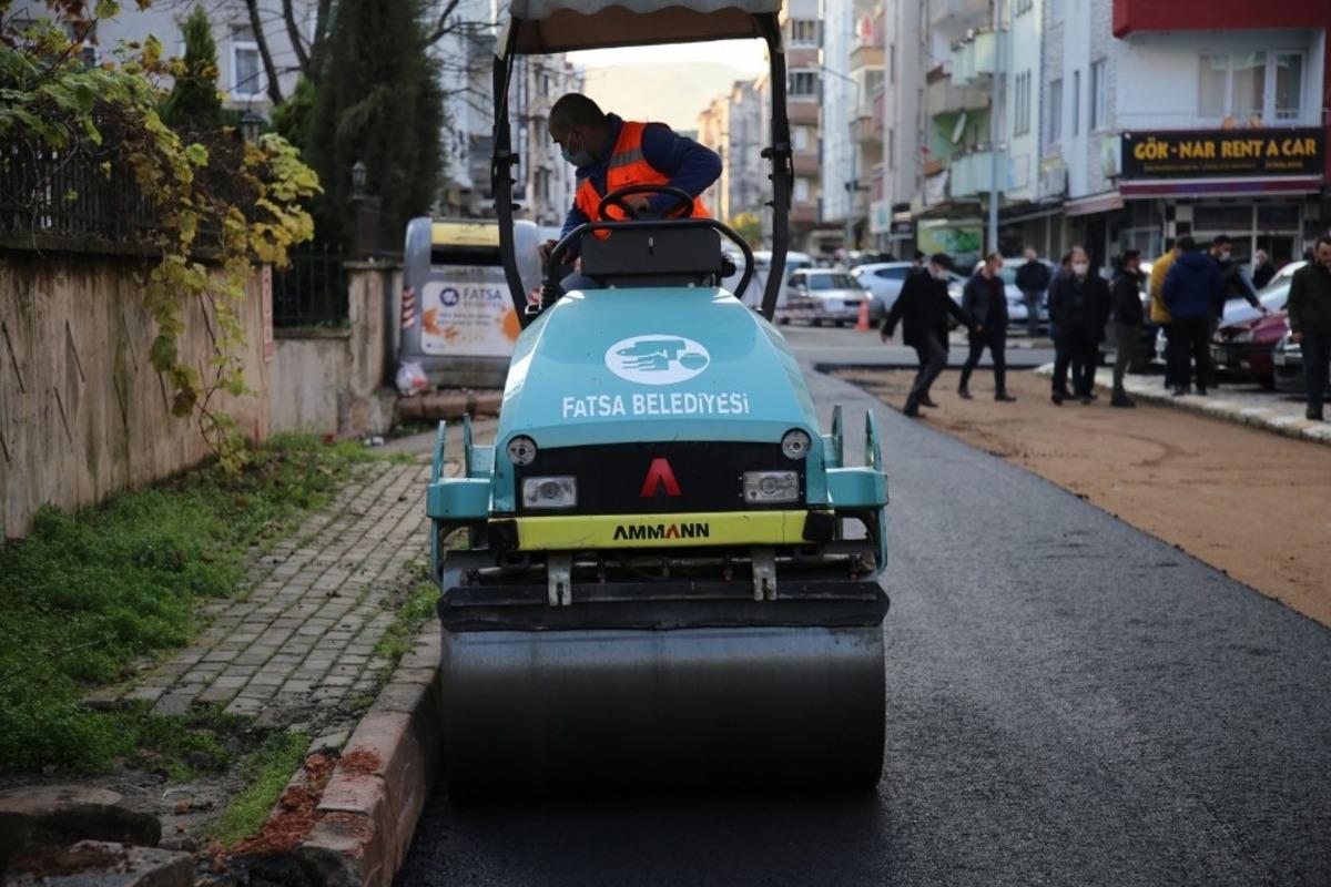 Fatsa&rsquo;da yollar modern ve konforlu yapıya kavuşuyor