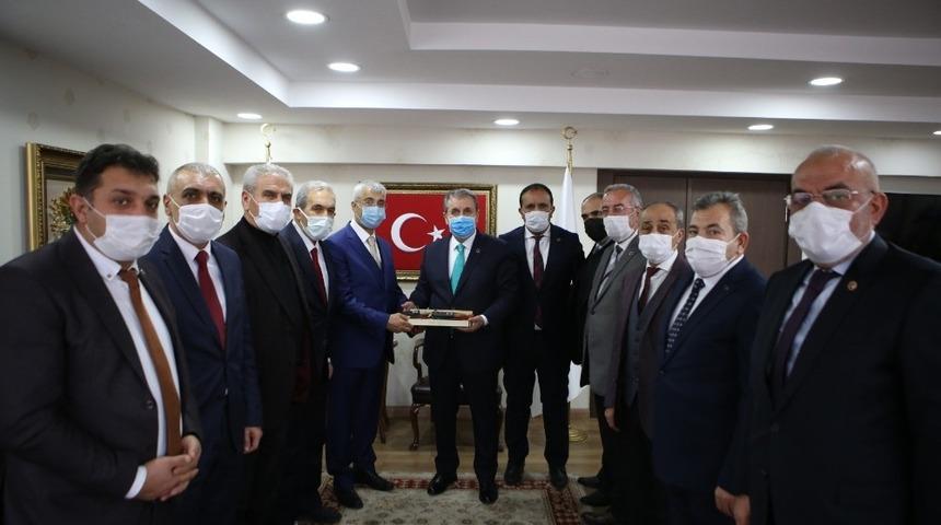 Bulut ve meclis üyelerinden Destici’ye ziyaret