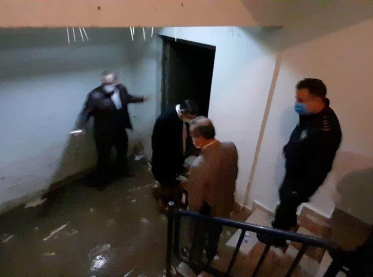 Kaymakam Çaykara yağmurdan etkilenen alanları inceledi G4