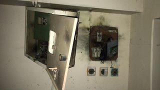 Kayseri'nin Develi ilçesinde bir camiye yıldırım düştü