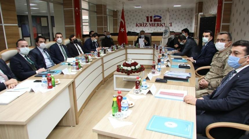 Erzincan&rsquo;da İl G&uuml;venlik ve Asayiş Koordinasyon toplantısı ile Kaymakamlar toplantısı d&uuml;zenlendi
