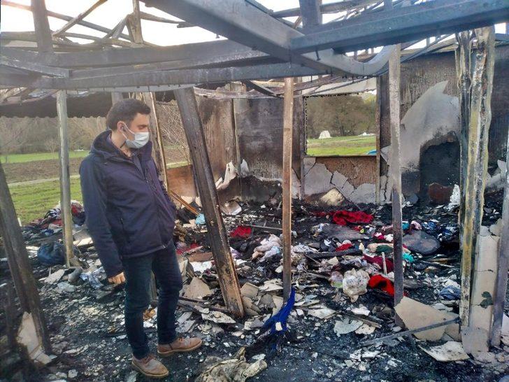 Evleri yanan aileye AK Parti İlçe yönetiminden acil destek ziyareti G1