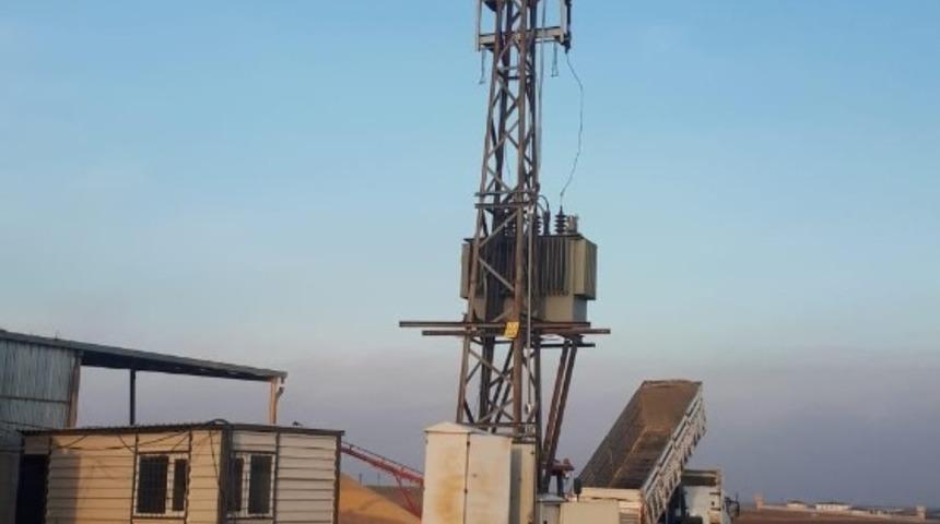 Kızıltepe&rsquo;de mısır fabrikasında ka&ccedil;ak trafo