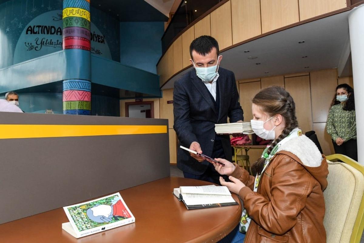 Yıldıztepe K&uuml;t&uuml;phanesi&rsquo;ne gen&ccedil;lerden b&uuml;y&uuml;k ilgi