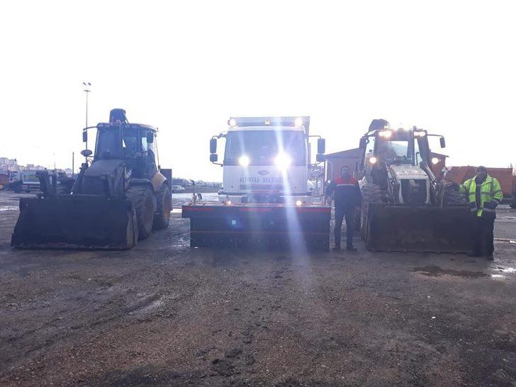 Altıntaş Belediyesi karla mücadele için hazır G2