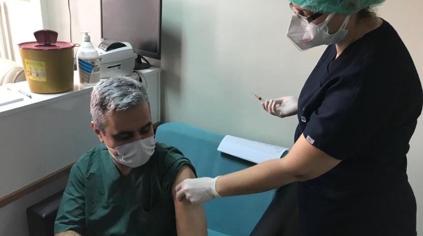 Bilecik’te Korona virüs aşısı yapılmaya başladı