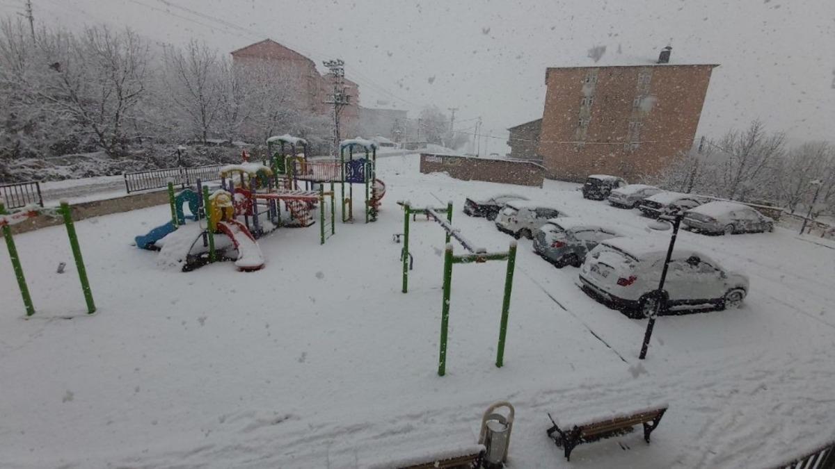 Bitlis&rsquo;te beklenen kar yağışı başladı